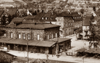 Bahnhof um 1925
