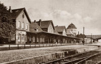 Bahnhof um 1928